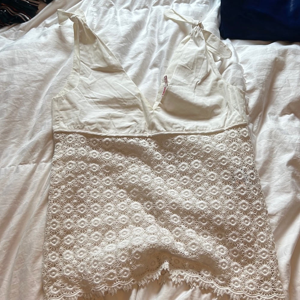 white halter neck See by Chloe top